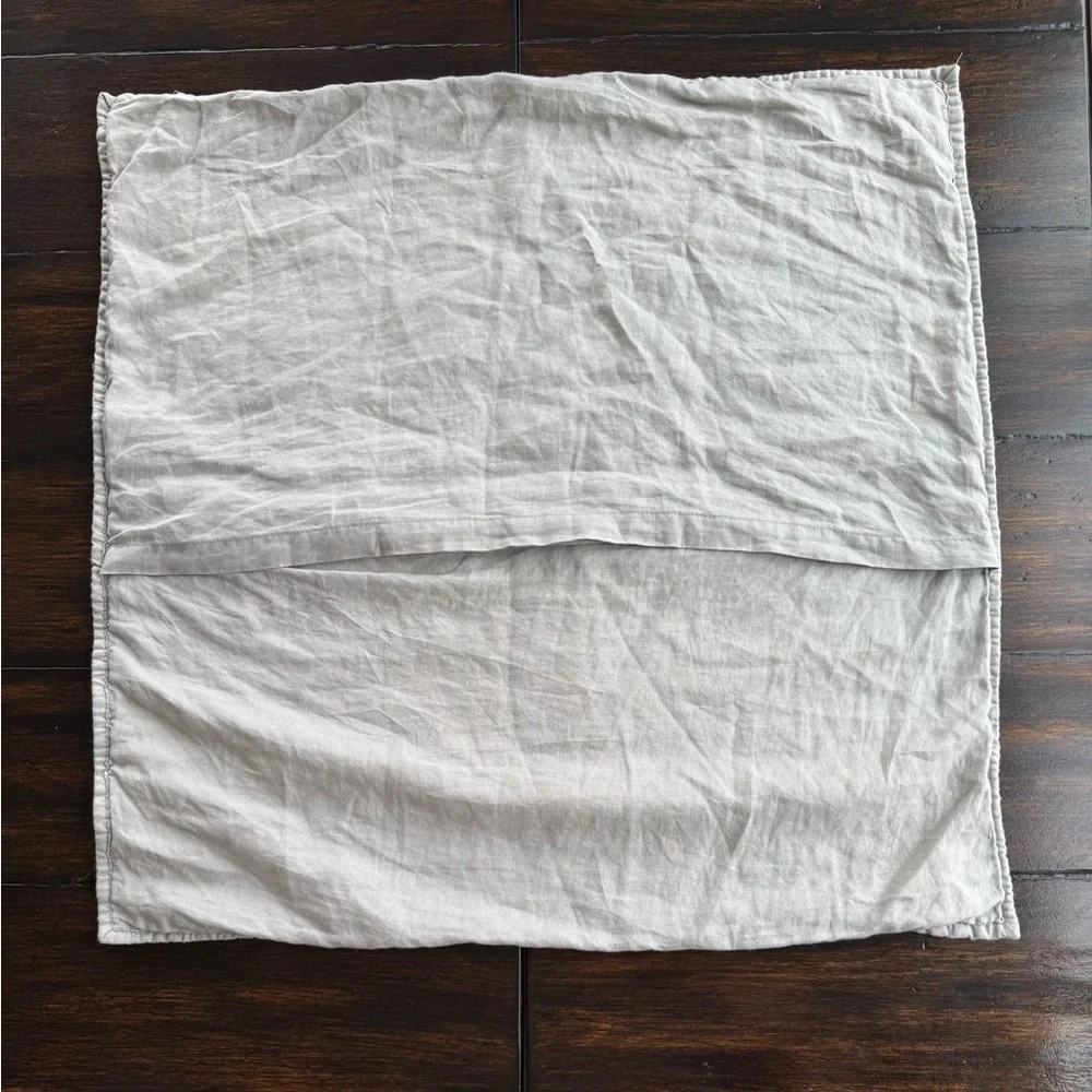 Pottery Barn Linen Euro Sham Sage Green